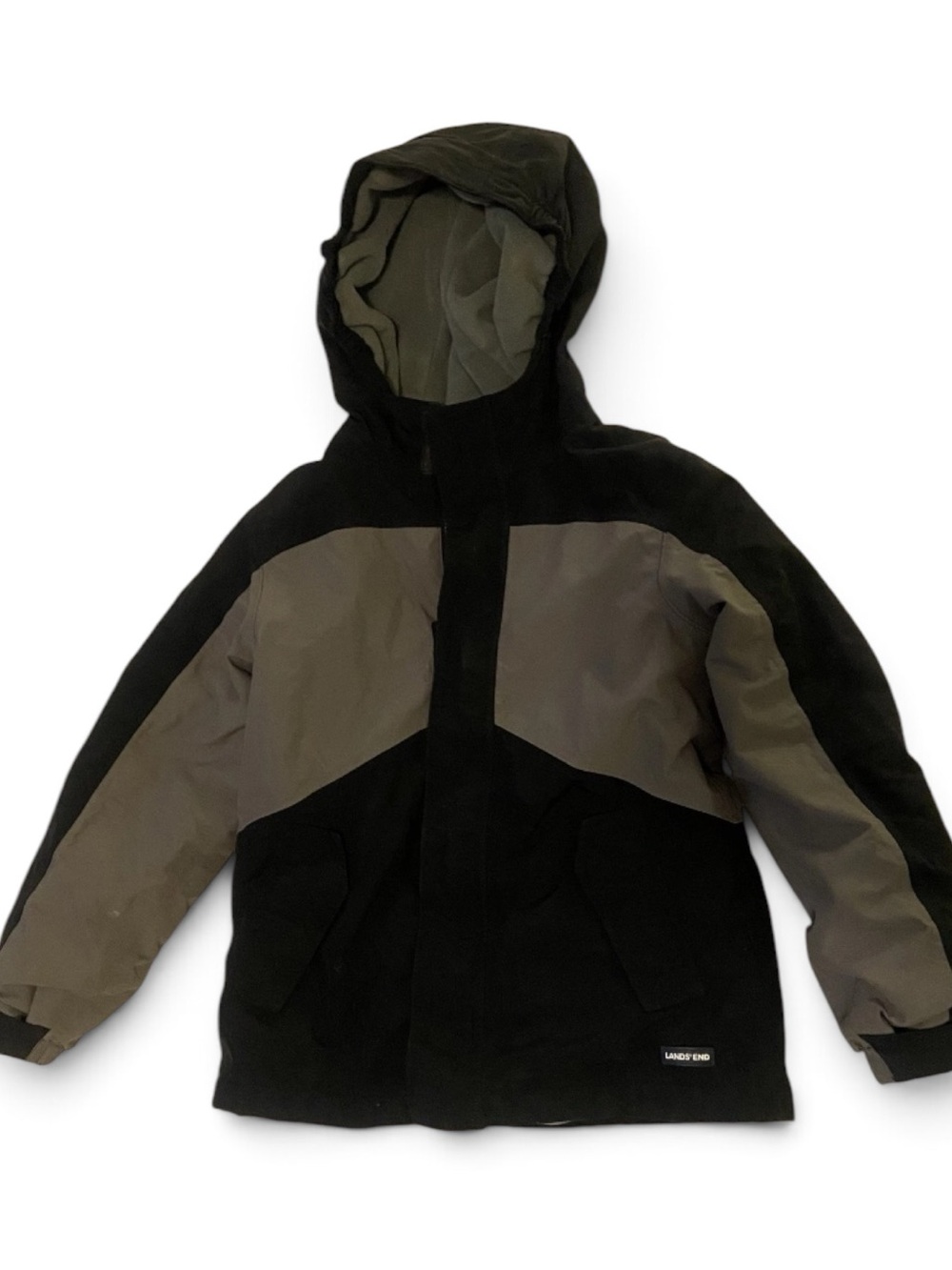 Lands End Kids Squall Snow Jacket Boys Girls Waterproof Windproof Size Small (8)
